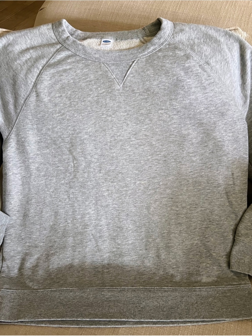 Old Navy Light Gray Women’s Crewneck Sweatshirt
